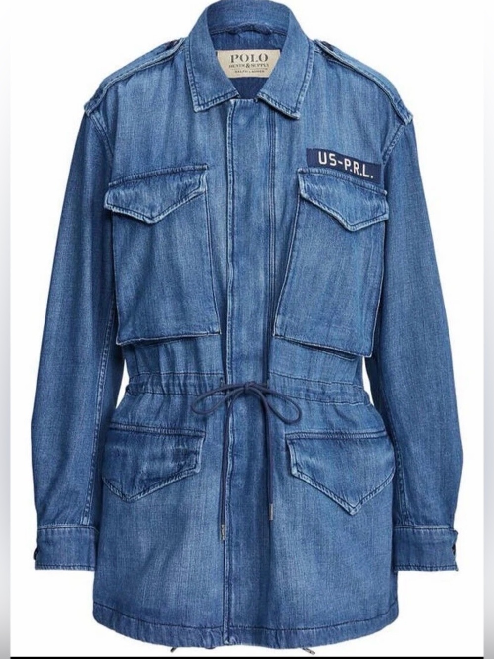 POLO Denim & Supply Ralph Lauren Blue Denim Utility Jacket
